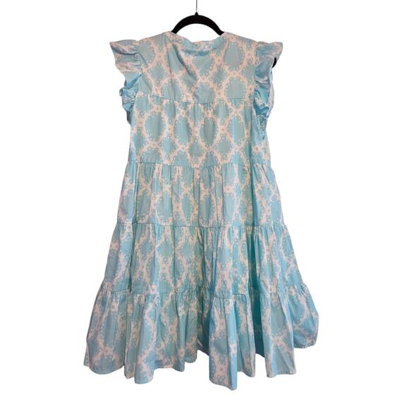 Roller Rabbit Tezza Pippa Dress Full Skirt Beach Inspired Cotton Poplin sz M - Picture 7 of 12